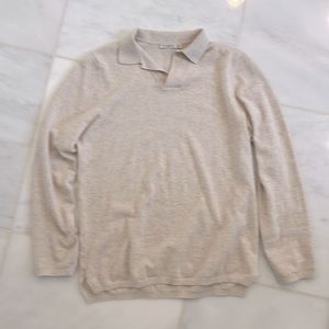 Suit supply cashmere linen sweater.  Polo jort